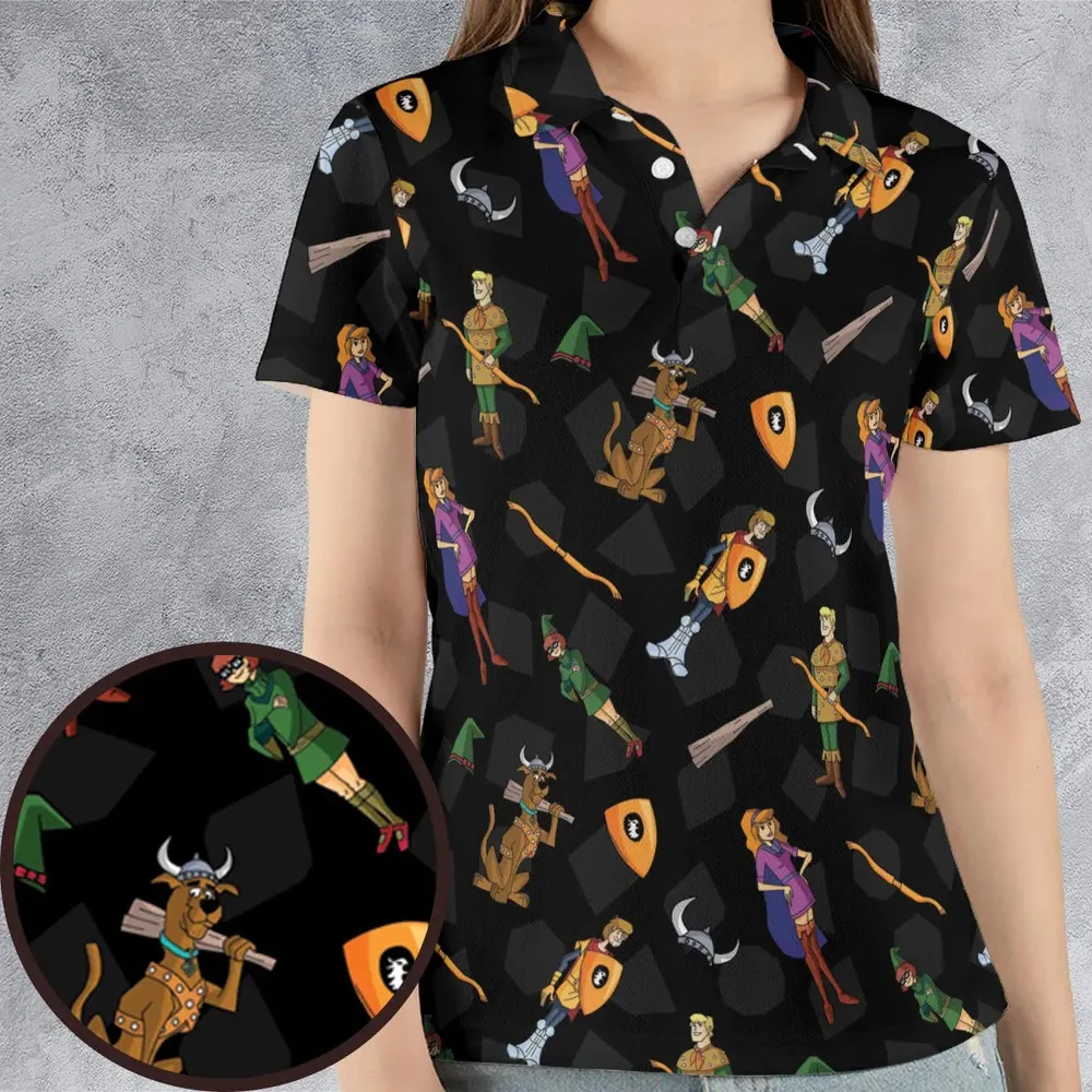 Dungeons & Mysteries AOP Men/Women Polo Shirt - 4