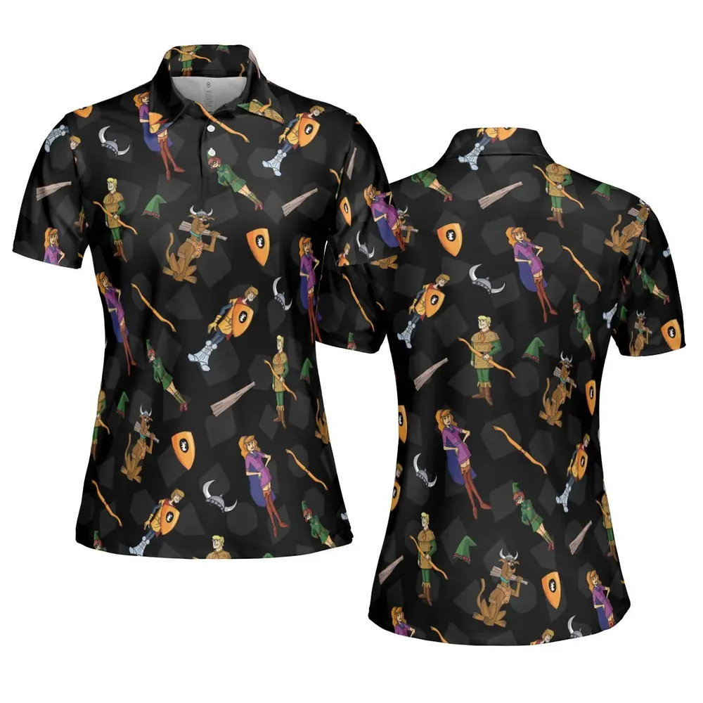 Dungeons & Mysteries AOP Men/Women Polo Shirt - 5