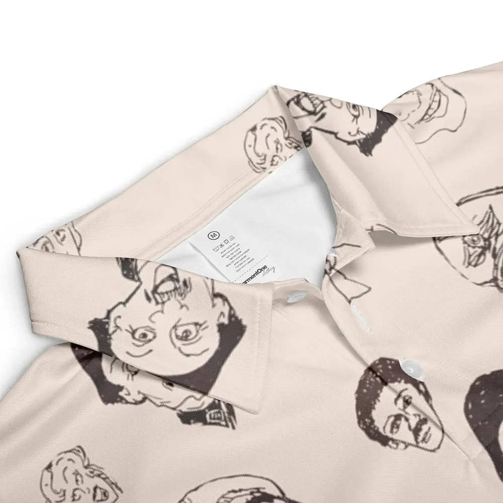 Retro Laughs Hogan's Heroes AOP Men/Women Polo Shirt - 3