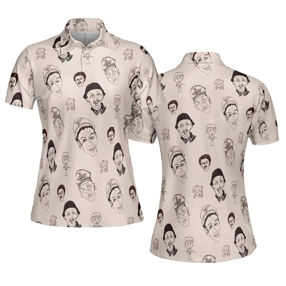 Retro Laughs Hogan's Heroes AOP Men/Women Polo Shirt - 5