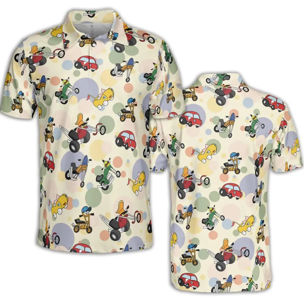 Wheelie and the Chopper Bunch AOP Men/Women Polo Shirt - 2