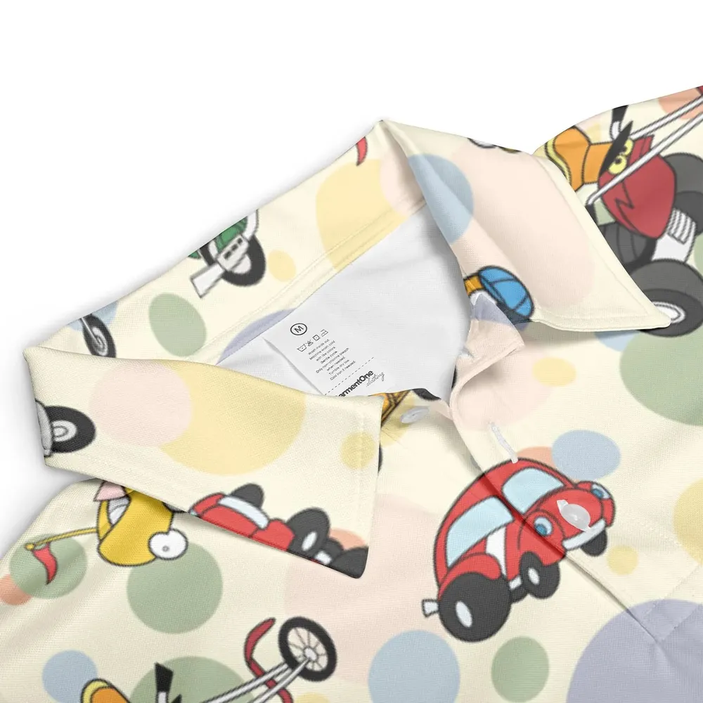 Wheelie and the Chopper Bunch AOP Men/Women Polo Shirt - 3