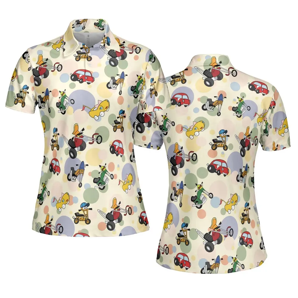 Wheelie and the Chopper Bunch AOP Men/Women Polo Shirt - 5