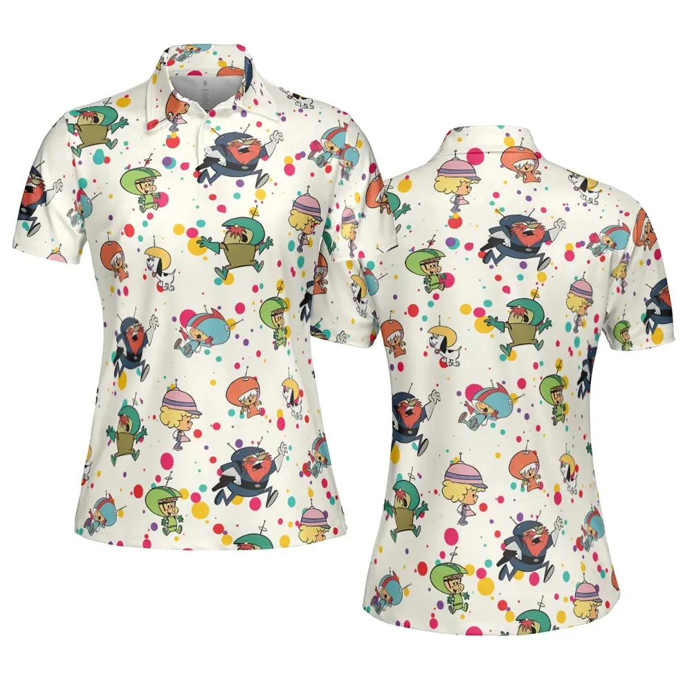 The Space Kidettes AOP Men/Women Polo Shirt - 5
