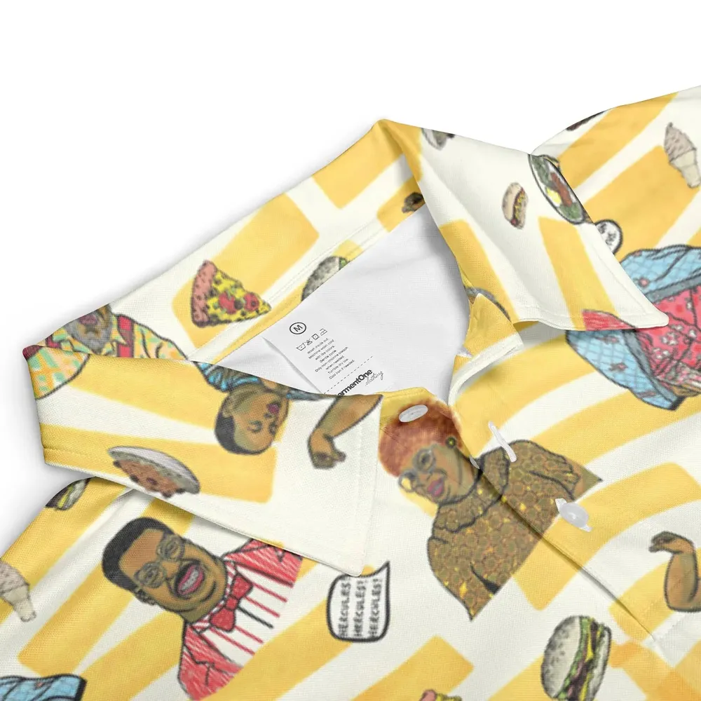 The Nutty Professor Characters AOP Men/Women Polo Shirt - 3