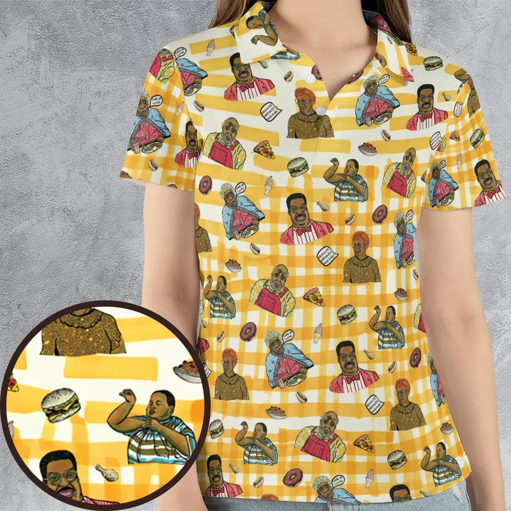 The Nutty Professor Characters AOP Men/Women Polo Shirt - 4