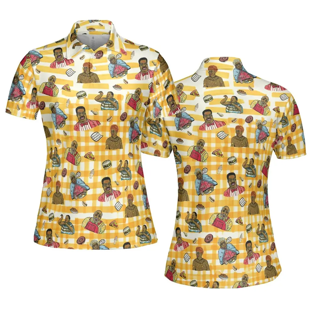 The Nutty Professor Characters AOP Men/Women Polo Shirt - 5