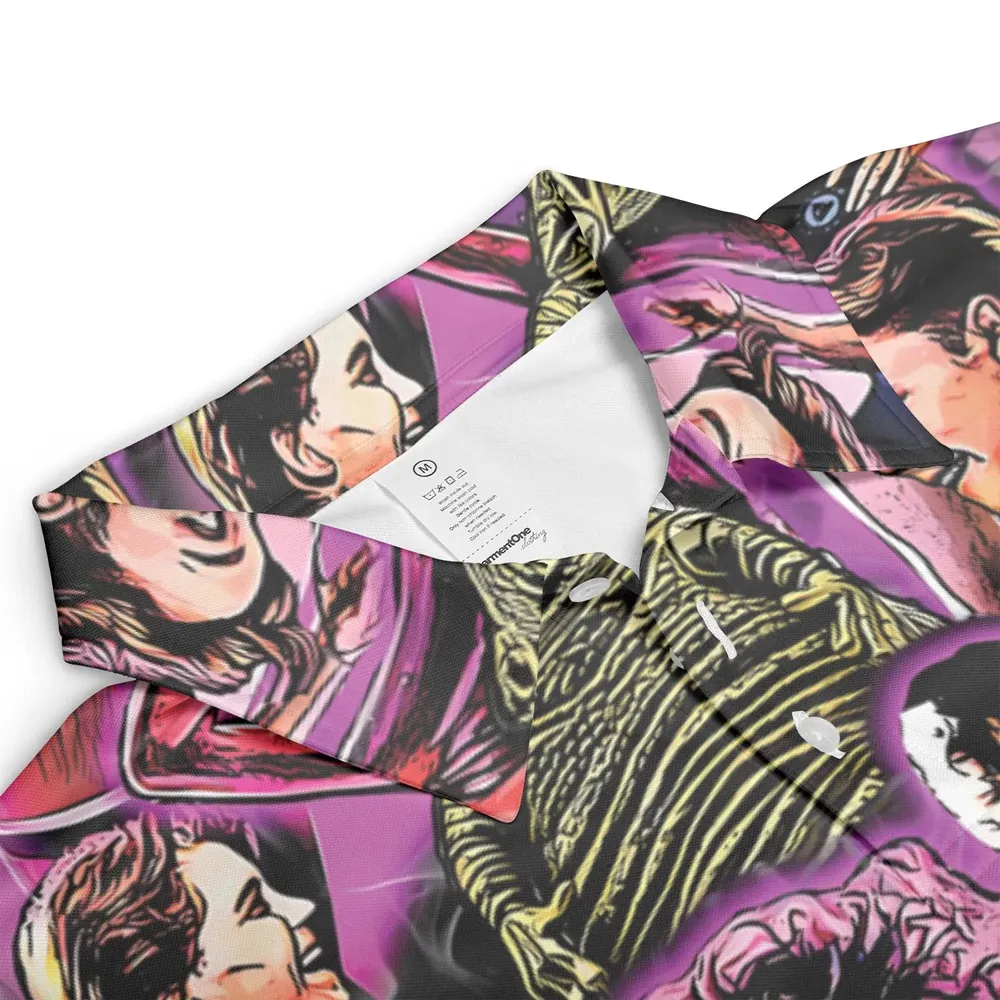 Stuck With The Weird Science AOP Men/Women Polo Shirt - 3
