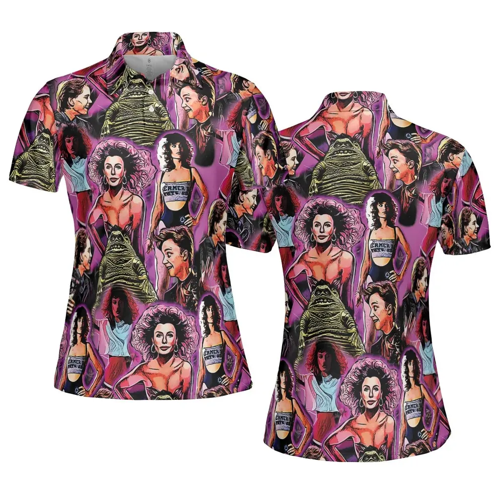 Stuck With The Weird Science AOP Men/Women Polo Shirt - 5