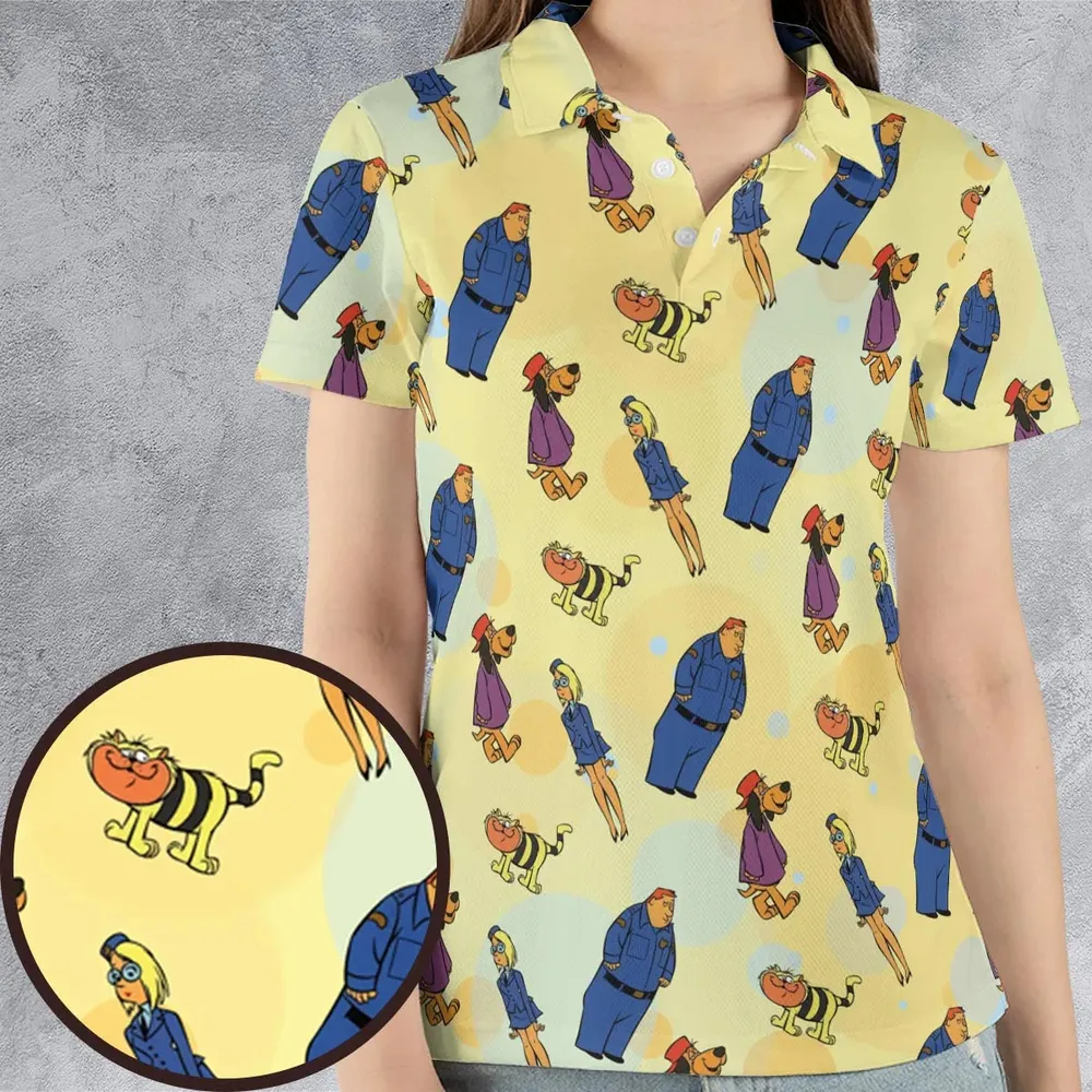 Hong Kong Phooey Power AOP Men/Women Polo Shirt - 4