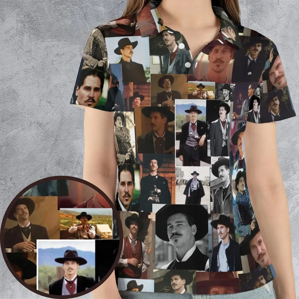 Doc Holliday AOP Men/Women Polo Shirt - 4