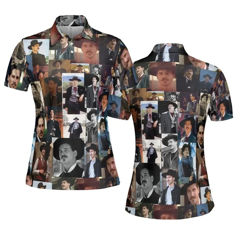 Doc Holliday AOP Men/Women Polo Shirt - 5
