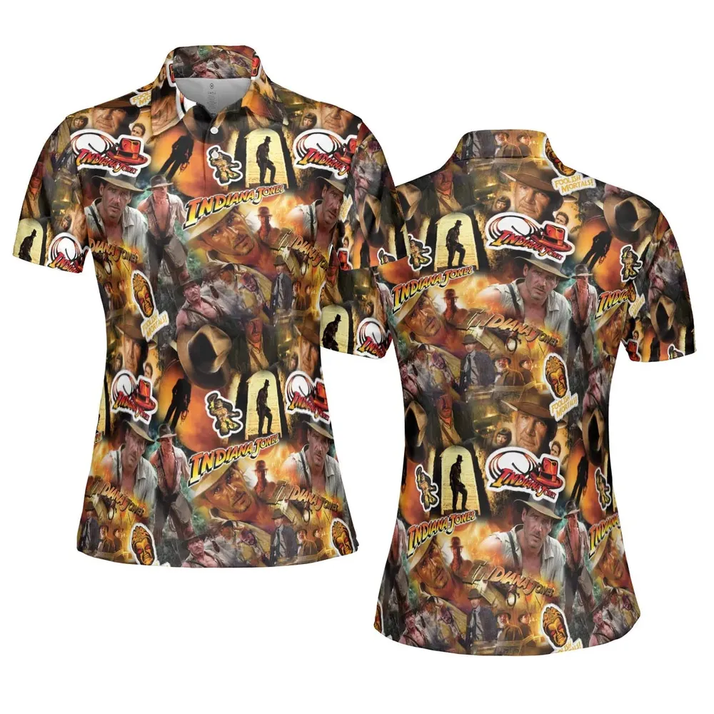 Indy Gear Indiana Jones AOP Men/Women Polo Shirt - 5