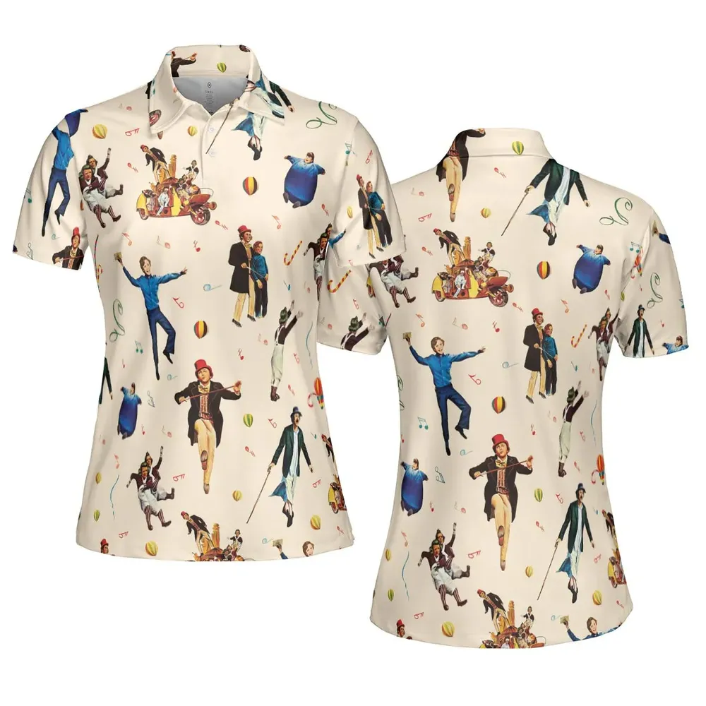 It's Scruumdidiyumptious Willy Wonka And Chocolate Factory AOP Men/Women Polo Shirt - 5