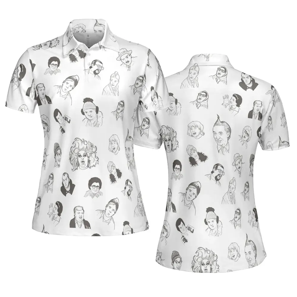 Second City Television Characters AOP Men/Women Polo Shirt - 5