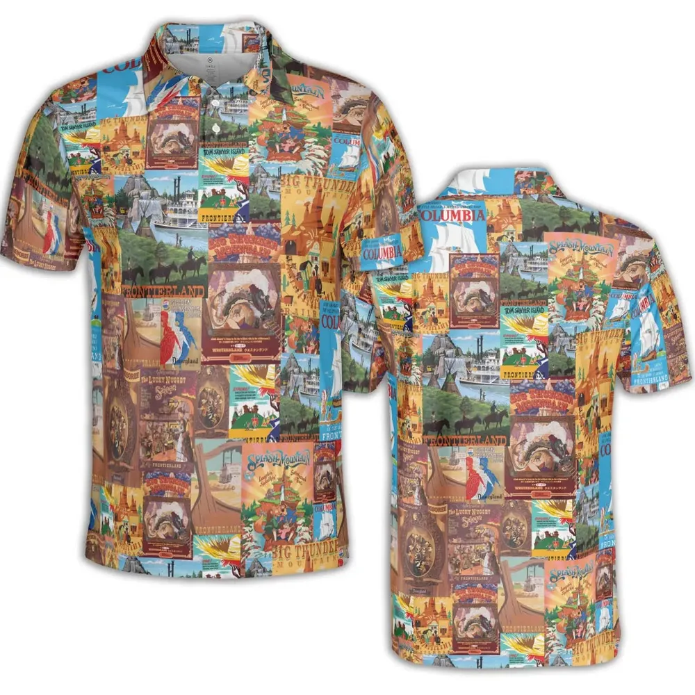 Big Thunder Mountain Frontierland AOP Men/Women Polo Shirt - 2