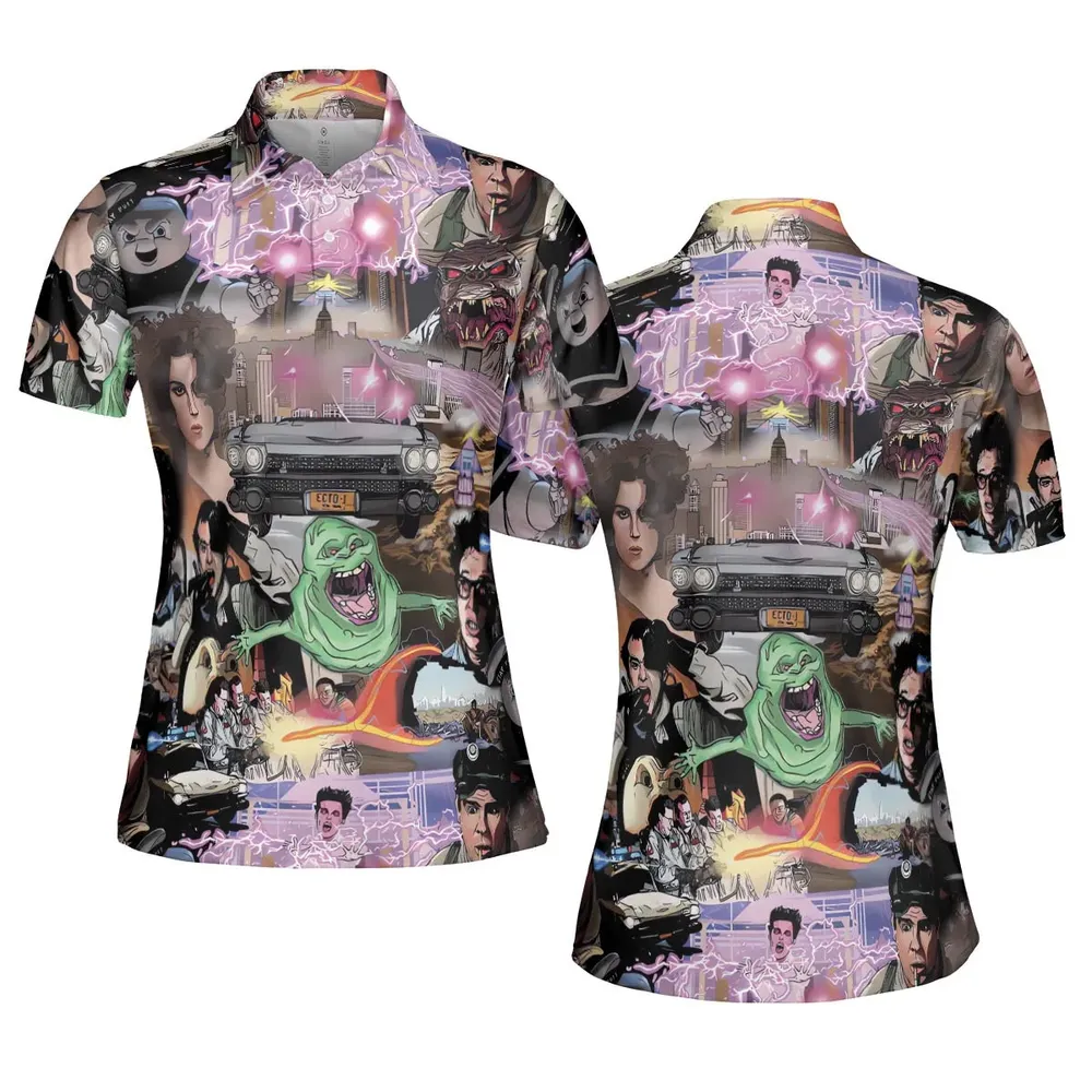 Ghostbusters Comic Style Montage AOP Men/Women Polo Shirt - 5
