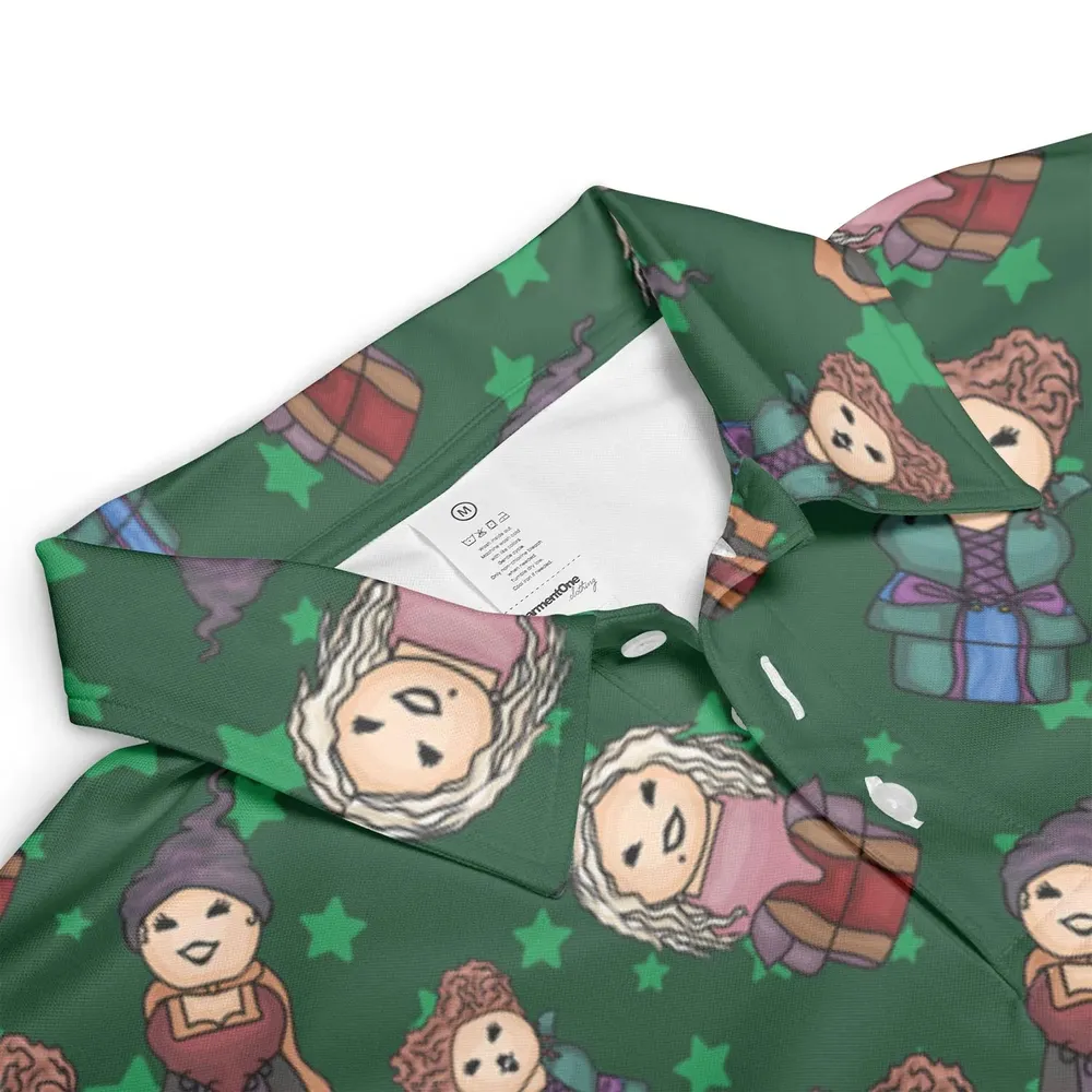 Hocus Pocus Little Witches AOP Men/Women Polo Shirt - 3