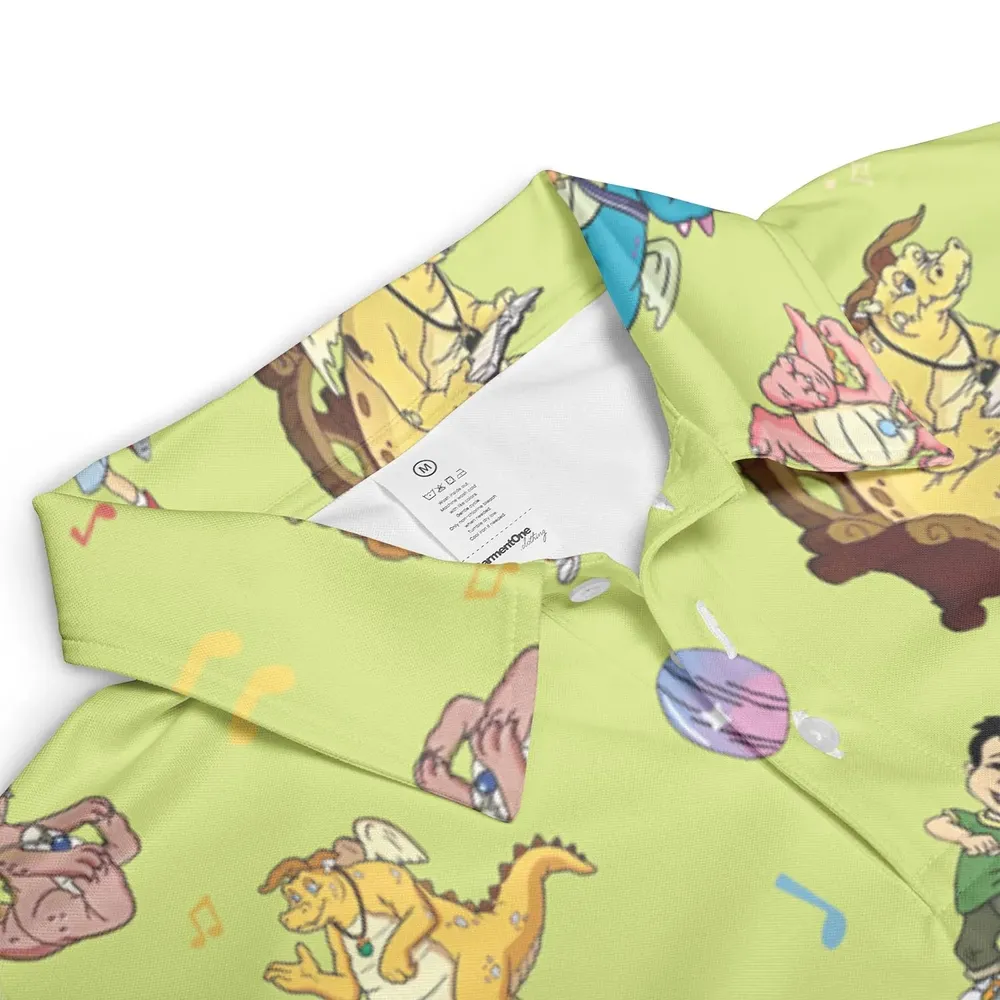 Dragontales Characters AOP Men/Women Polo Shirt - 3