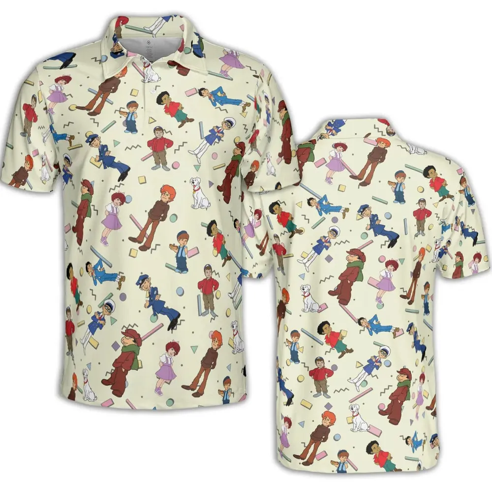The Little Rascals Cartoon Characters AOP Men/Women Polo Shirt - 2