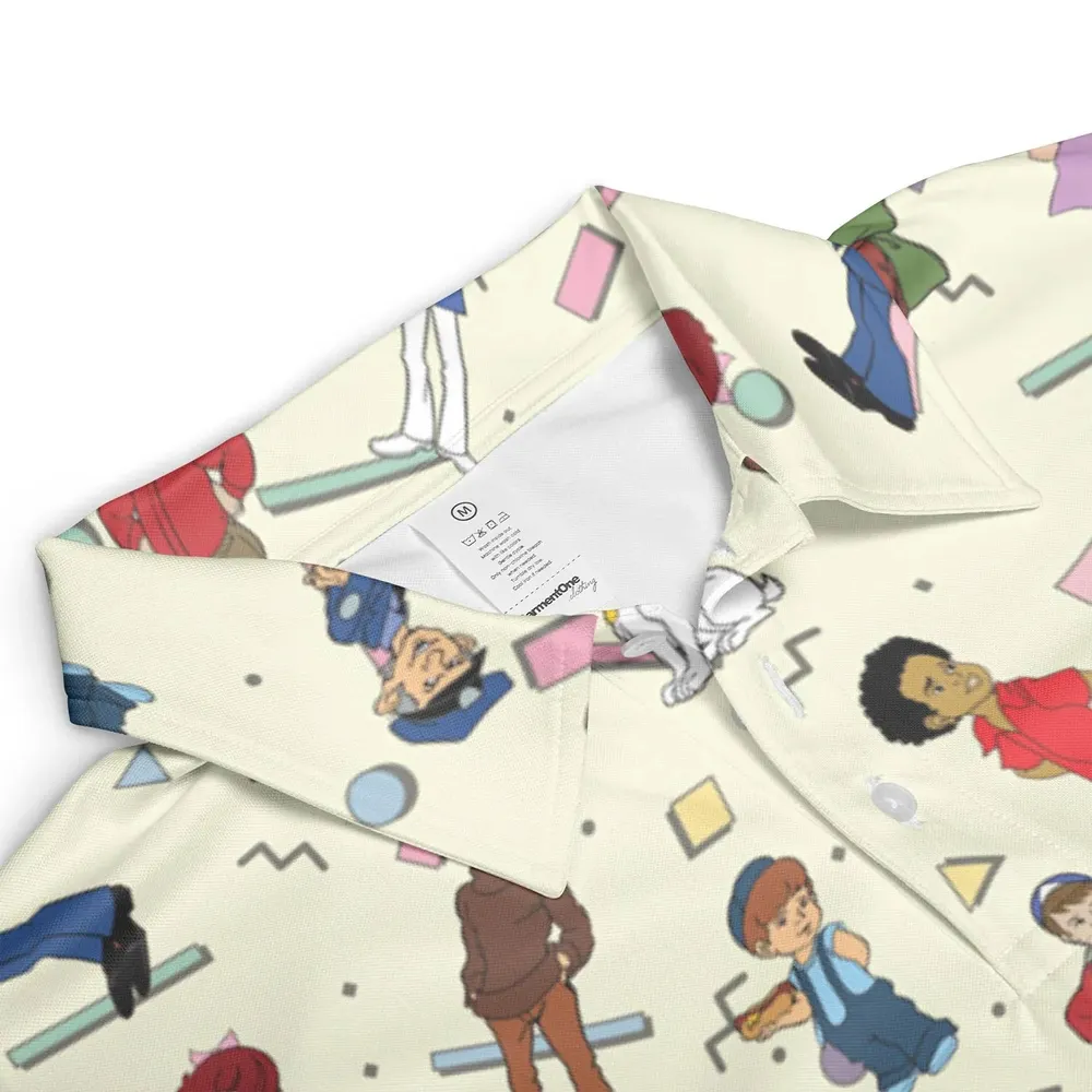 The Little Rascals Cartoon Characters AOP Men/Women Polo Shirt - 3