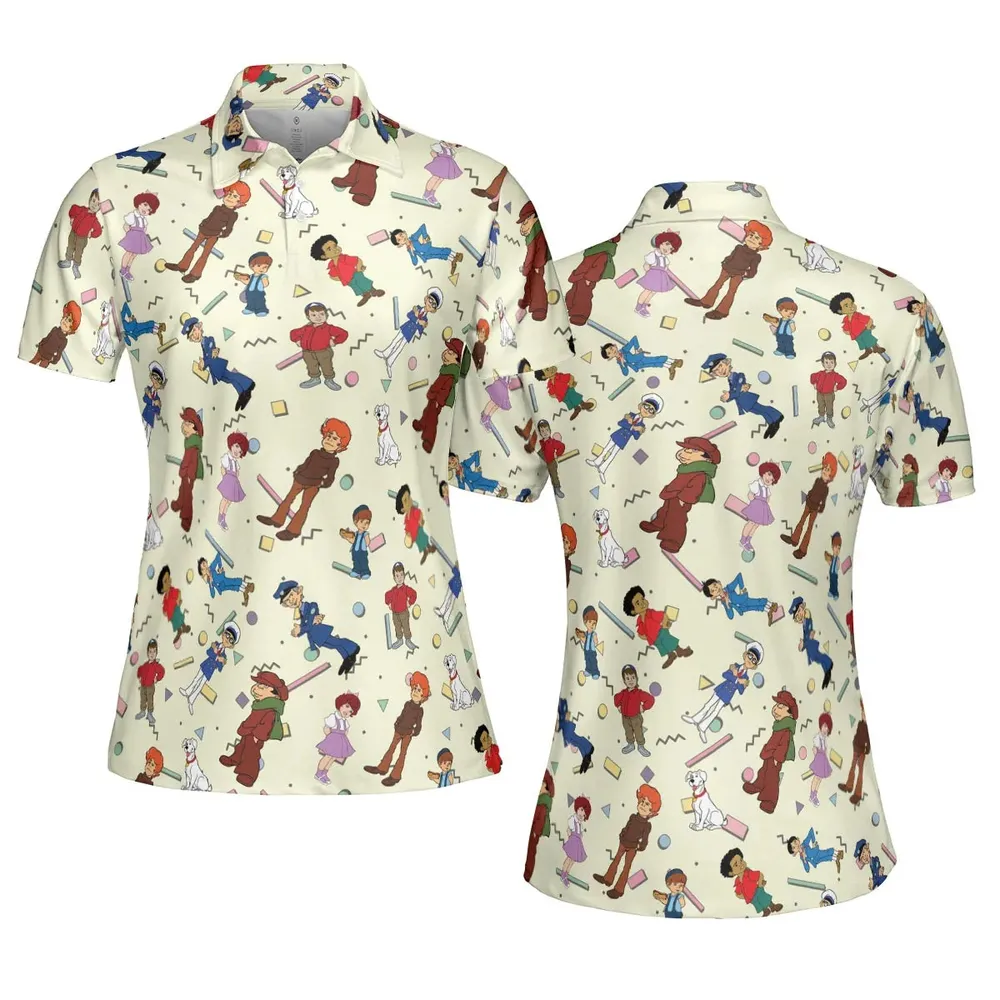 The Little Rascals Cartoon Characters AOP Men/Women Polo Shirt - 5