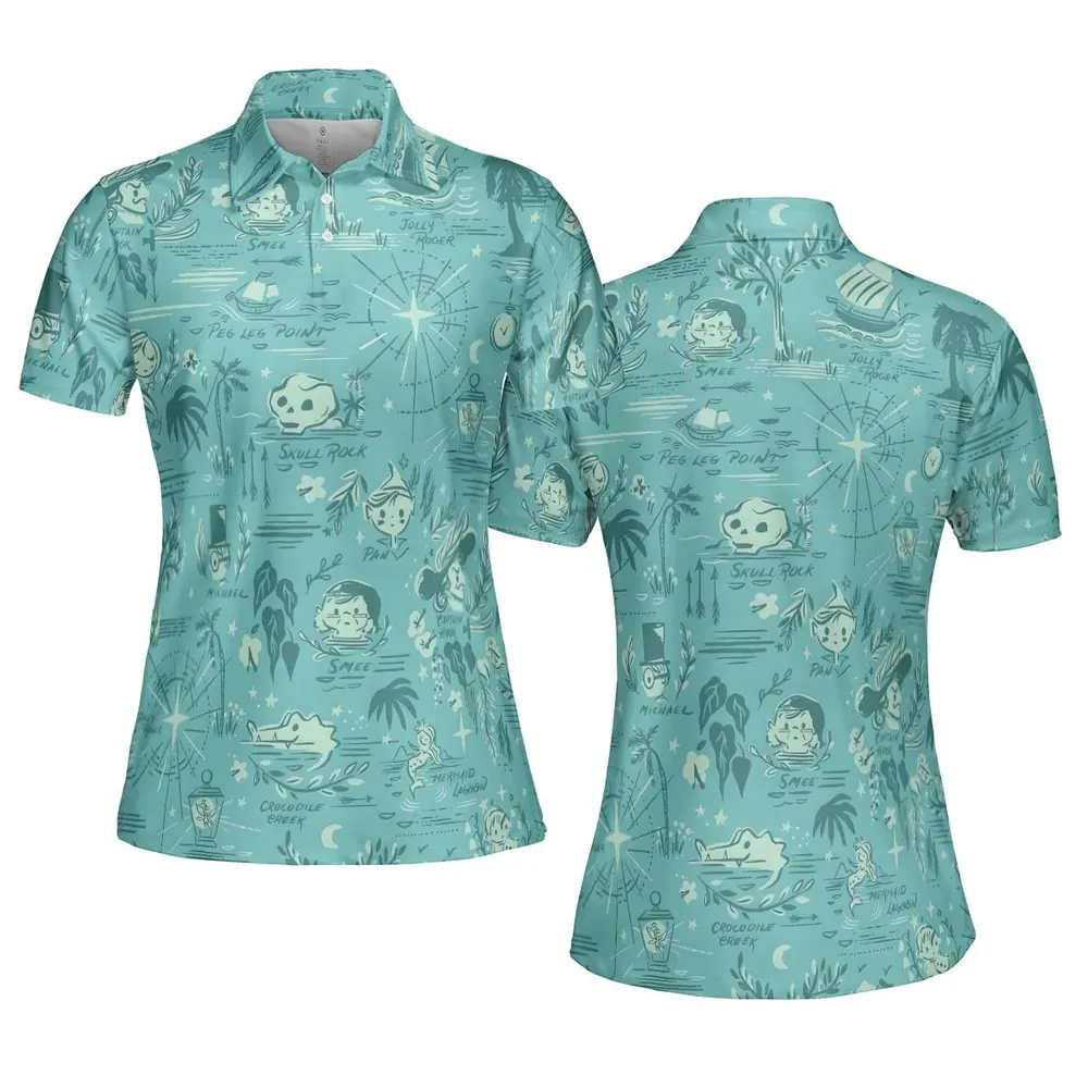Forever Neverland Peter Pan AOP Men/Women Polo Shirt - 5