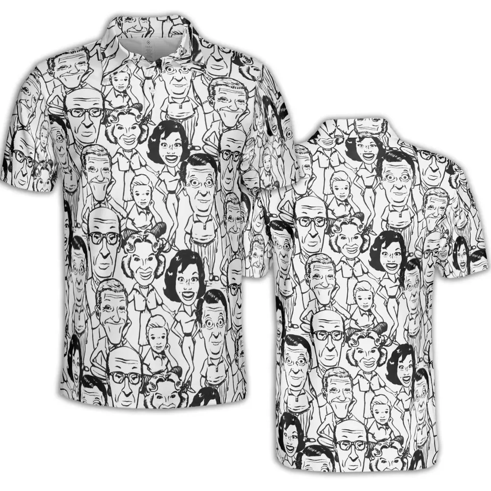 Vintage Dick Van Dyke Show AOP Men/Women Polo Shirt - 2