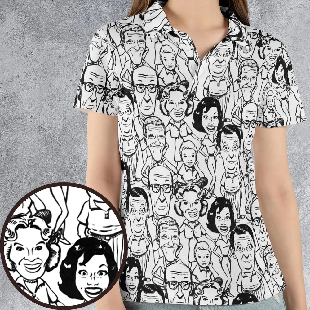 Vintage Dick Van Dyke Show AOP Men/Women Polo Shirt - 4