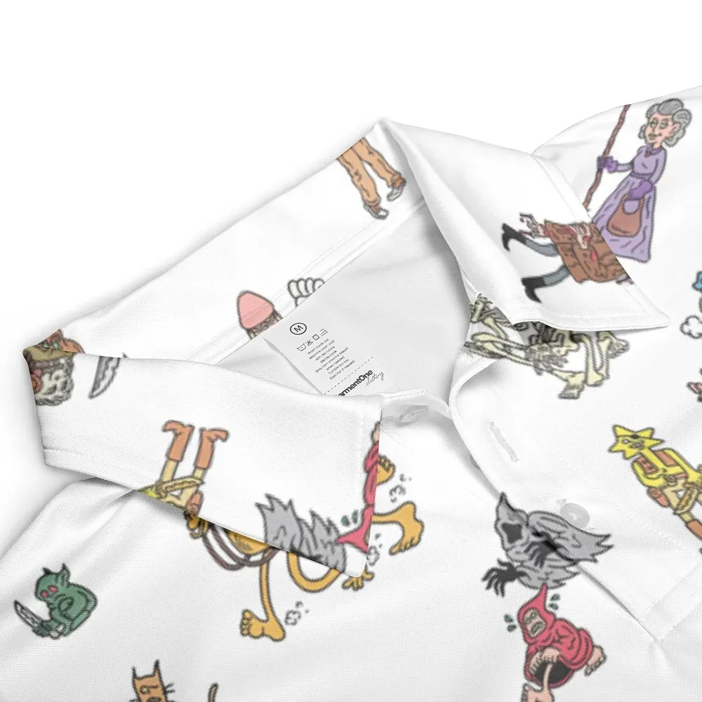 Characters Of Scumby AOP Men/Women Polo Shirt - 3