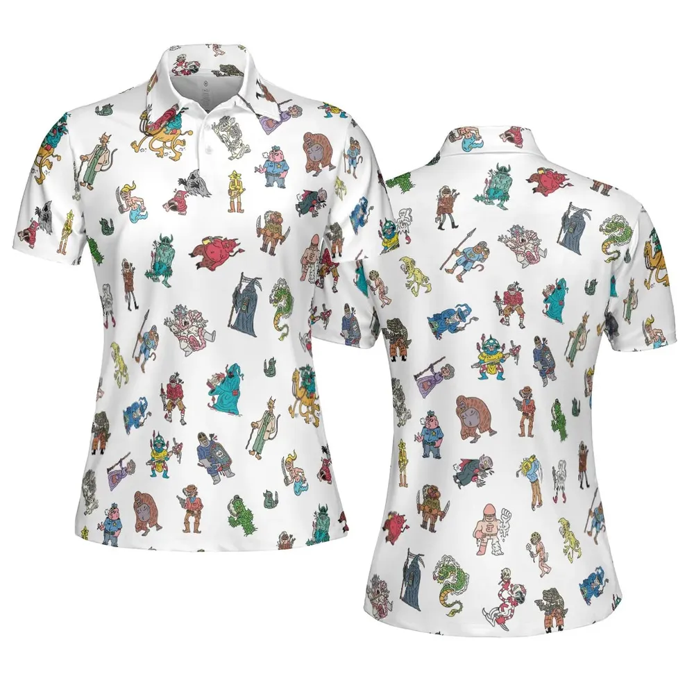 Characters Of Scumby AOP Men/Women Polo Shirt - 5