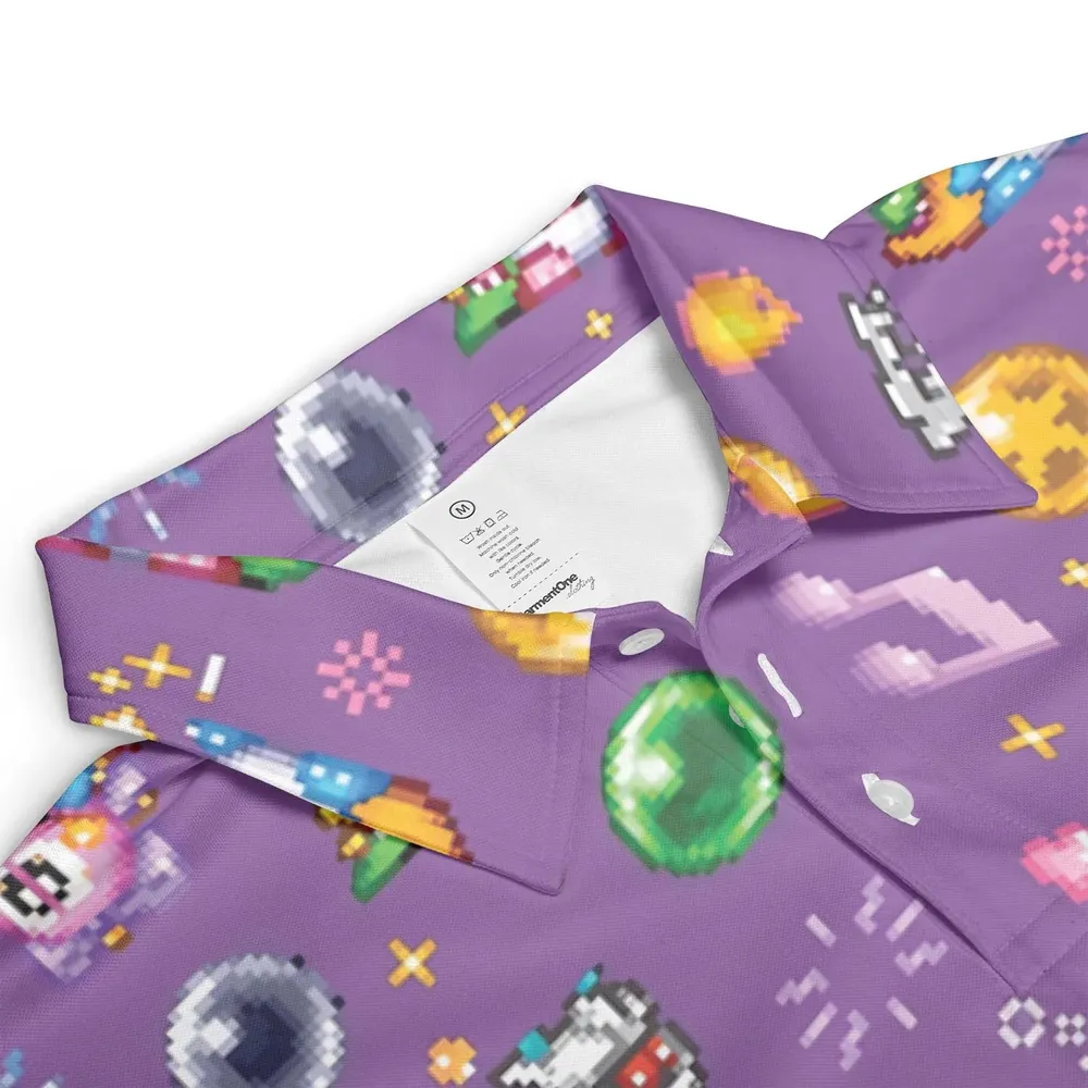 Bubble Bobble Classic AOP Men/Women Polo Shirt - 3