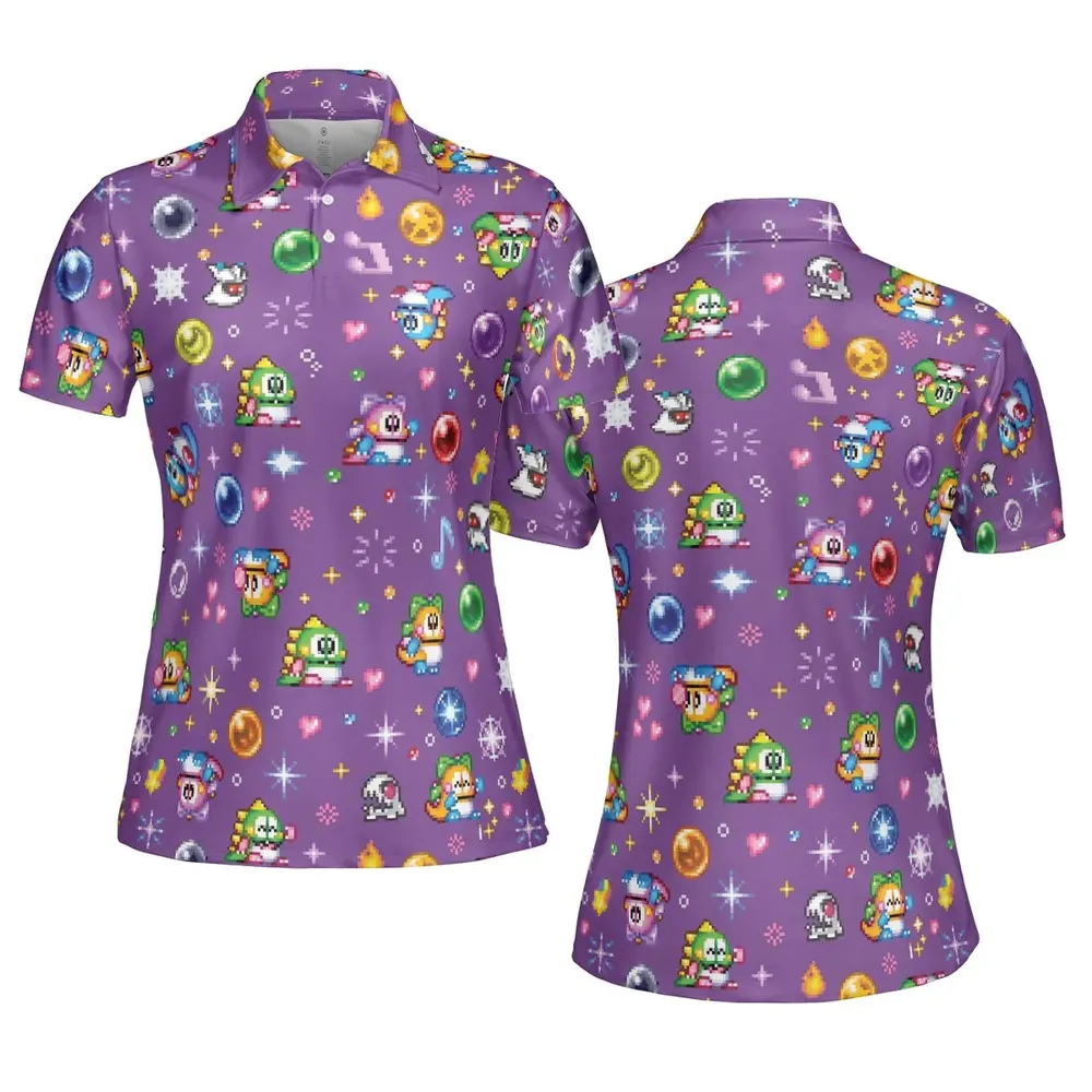 Bubble Bobble Classic AOP Men/Women Polo Shirt - 5
