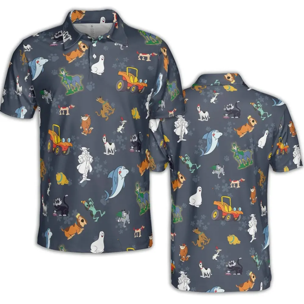 HB Scooby Clones AOP Men/Women Polo Shirt - 2
