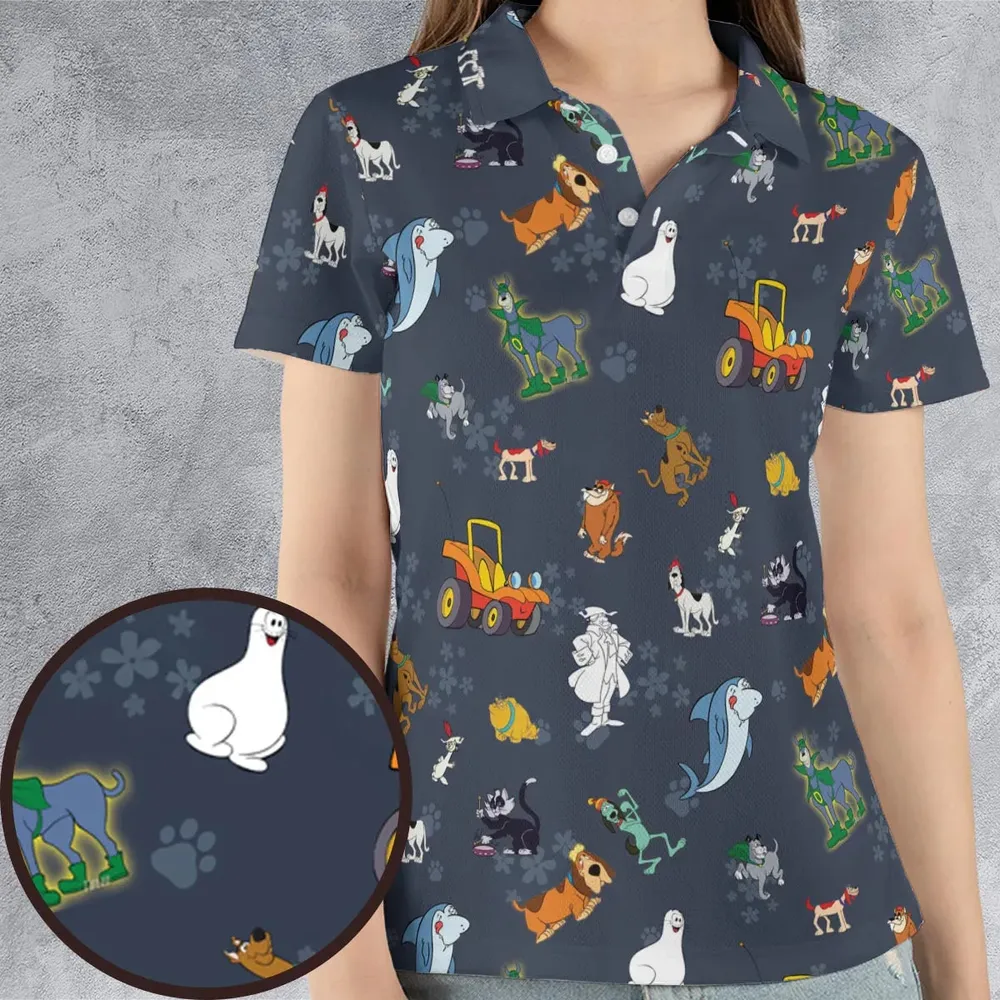 HB Scooby Clones AOP Men/Women Polo Shirt - 4