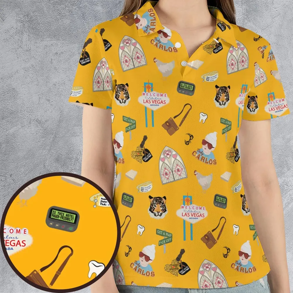 Where's Doug The Hangover AOP Men/Women Polo Shirt - 4