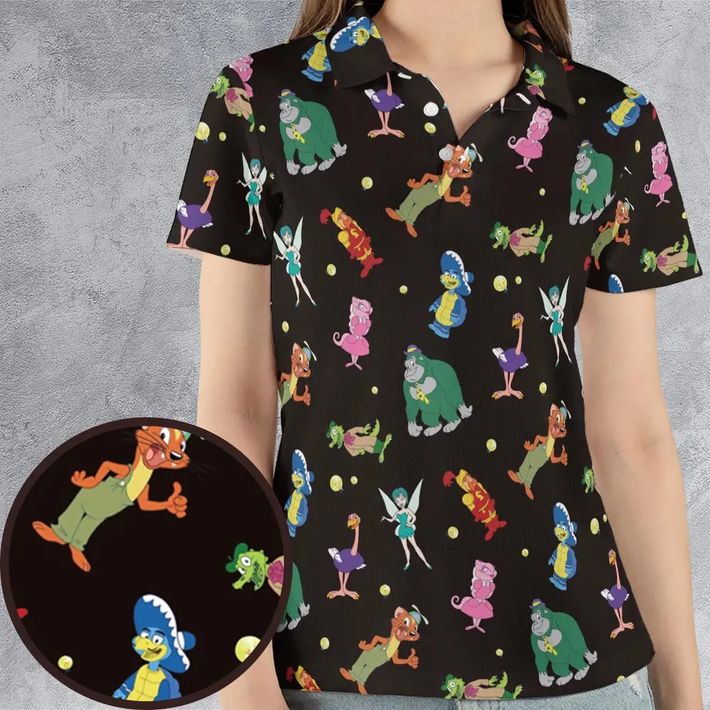 Willy's Vintage Charracters AOP Men/Women Polo Shirt - 4