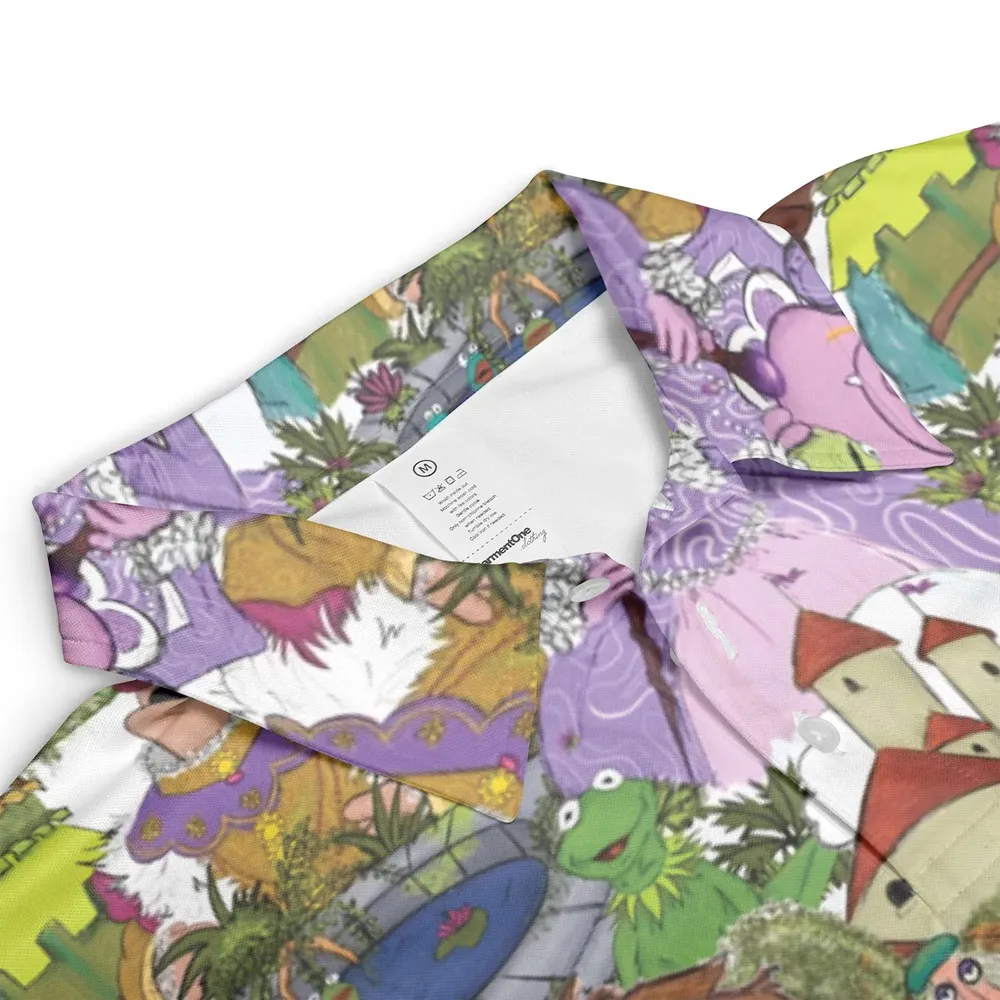 The Frog Prince Tales from Muppetland AOP Men/Women Polo Shirt - 3