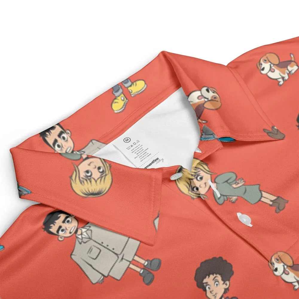 Lil Talking Heads AOP Men/Women Polo Shirt - 3