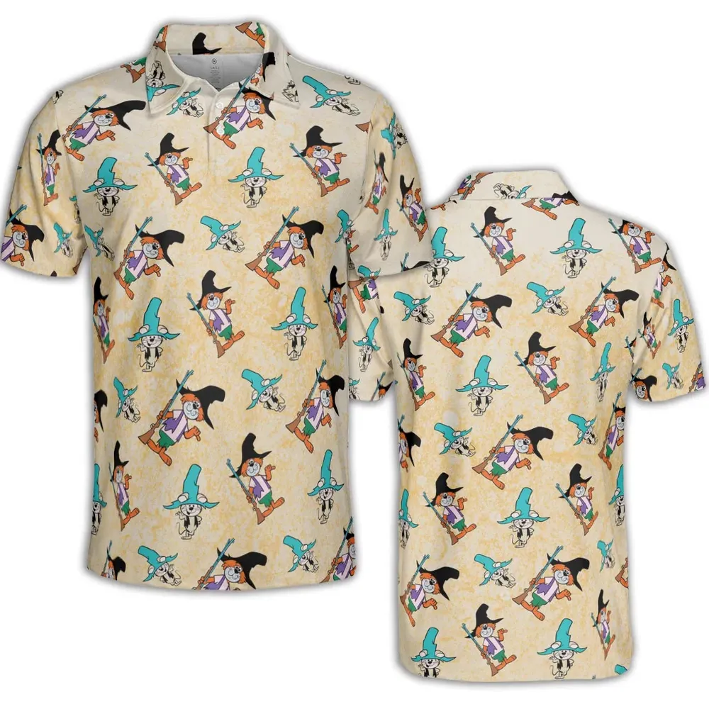 Punkin' Puss & Mushmouse AOP Men/Women Polo Shirt - 2