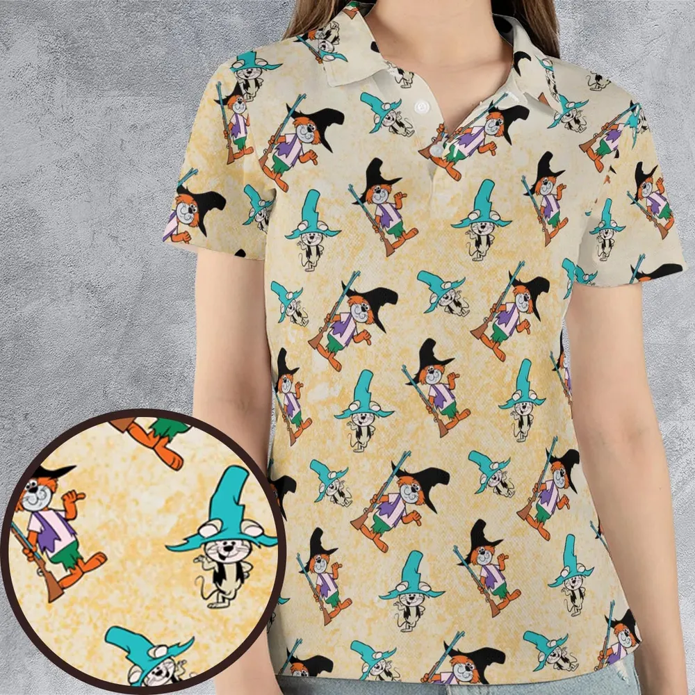 Punkin' Puss & Mushmouse AOP Men/Women Polo Shirt - 4
