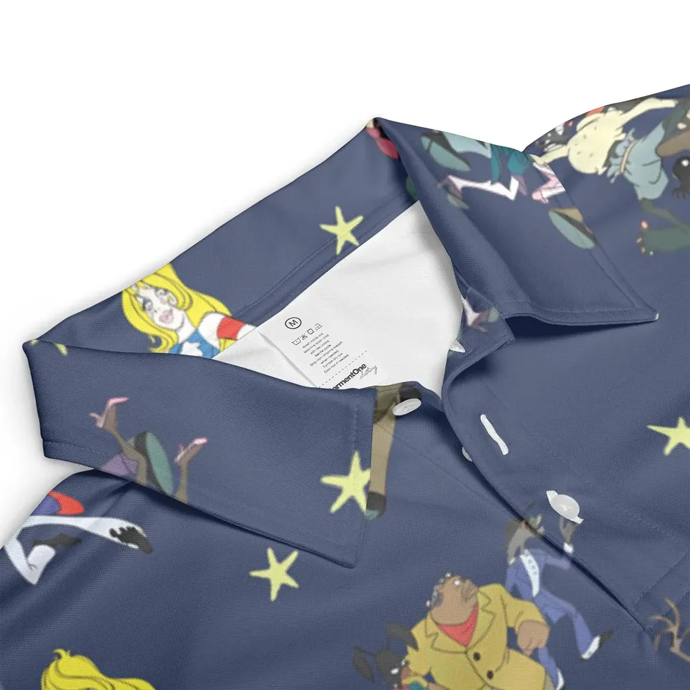 Coonskin Characters Ralph Baskin AOP Men/Women Polo Shirt - 3