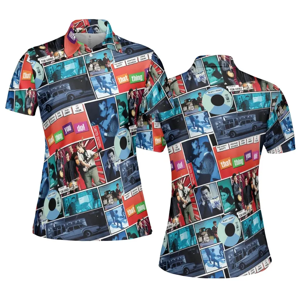 Comic Steelbook That Thing You Do AOP Men/Women Polo Shirt - 5