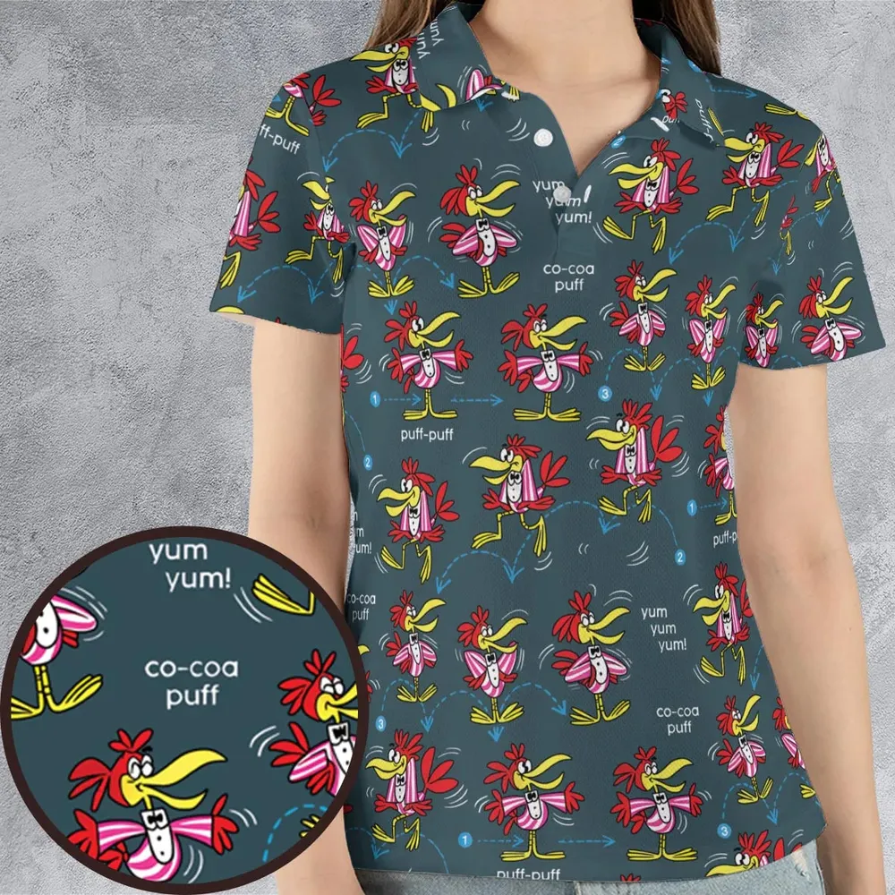 Do The Cuckoo Bird Stomp AOP Men/Women Polo Shirt - 4
