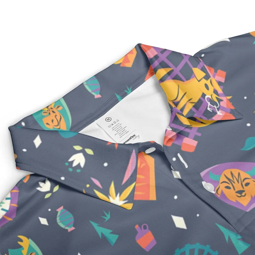 Magic Kingdom Theme AOP Men/Women Polo Shirt - 3