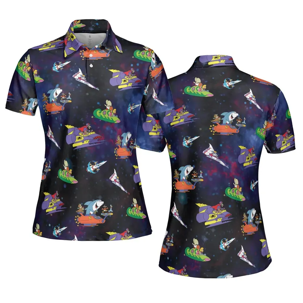 Yogi’s Space Race AOP Men/Women Polo Shirt - 5