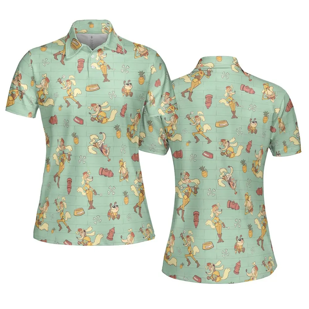 Sergeant O'Fera Cuphead AOP Men/Women Polo Shirt - 5