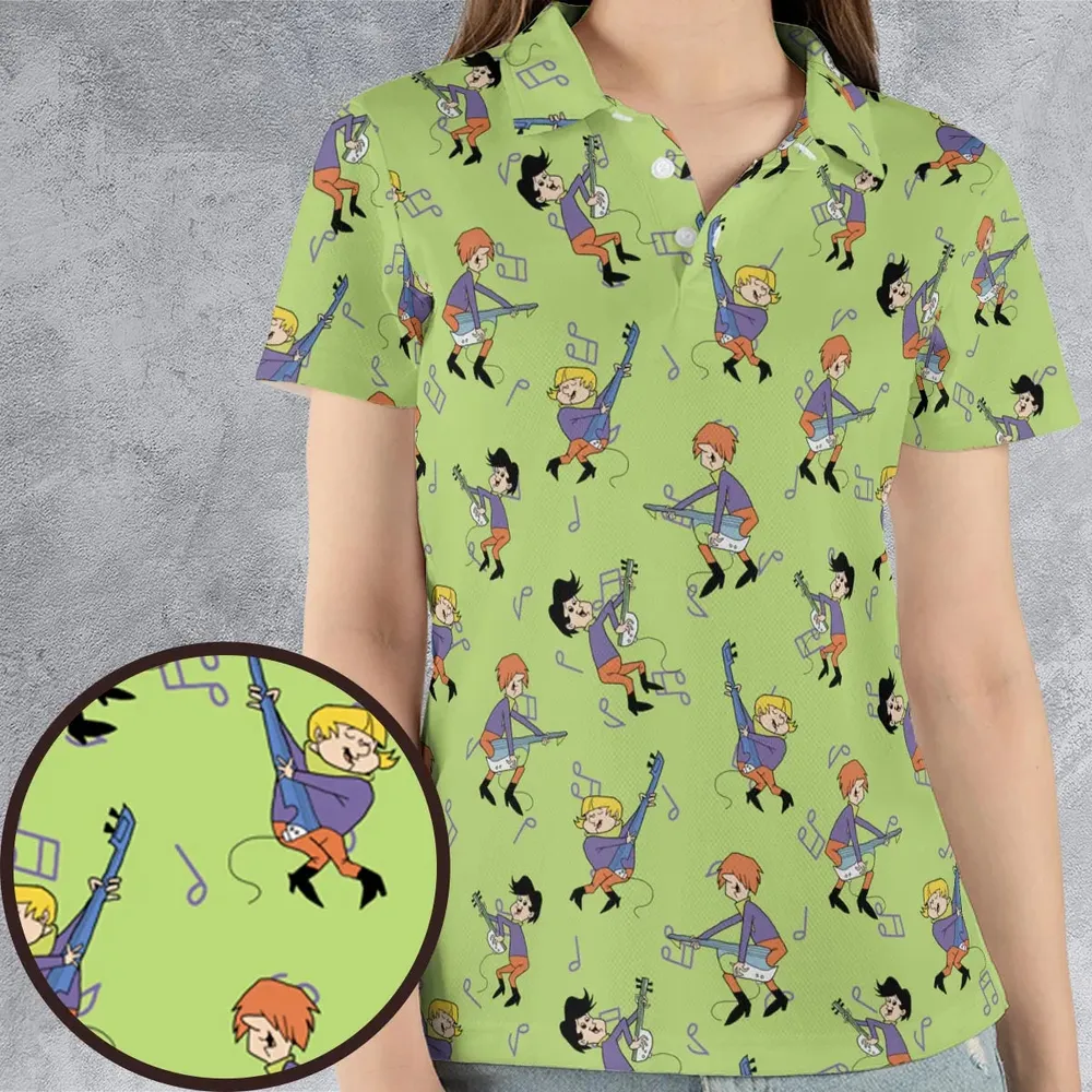 Retro Drip The Impossibles AOP Men/Women Polo Shirt - 4