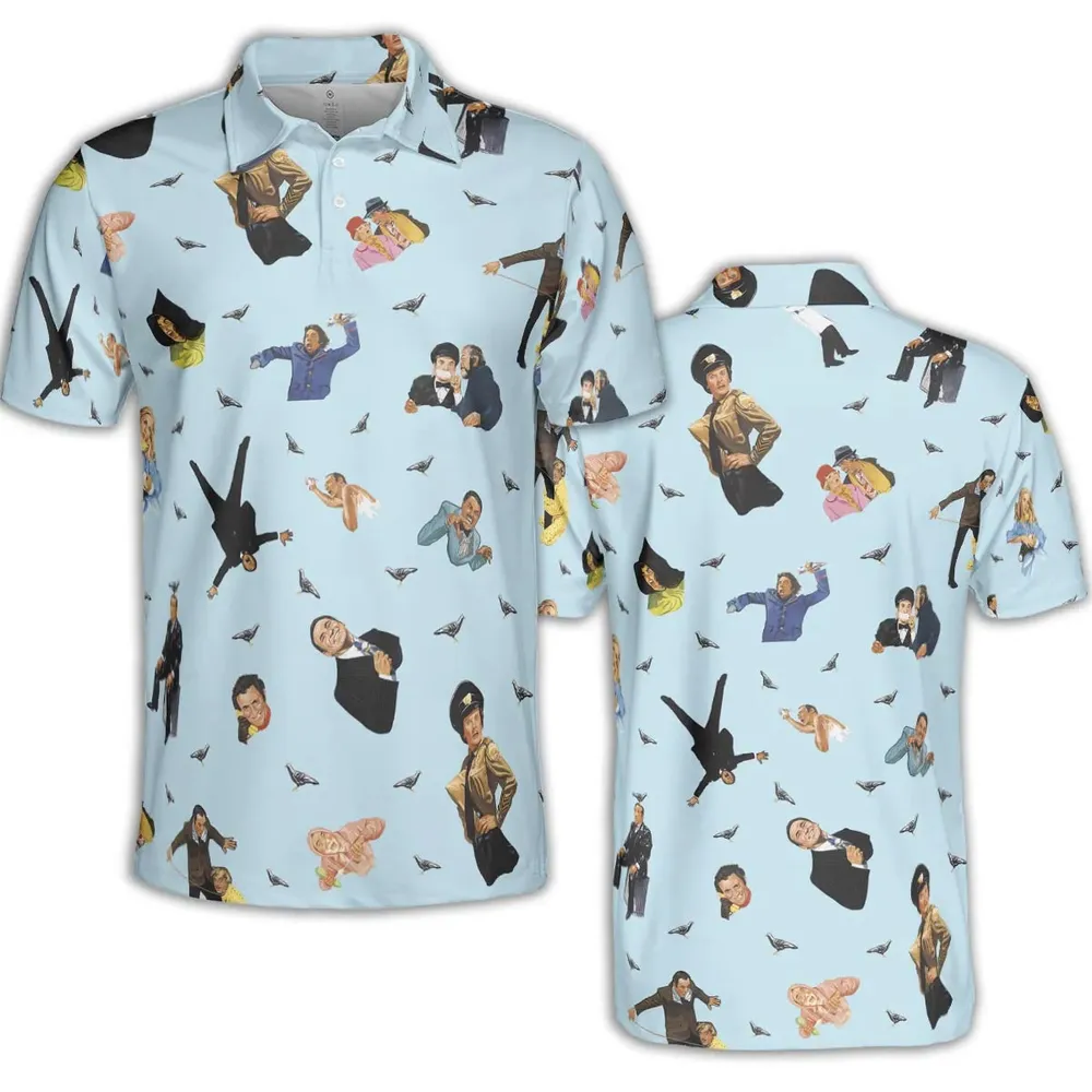 High Anxiety Characters AOP Men/Women Polo Shirt - 2