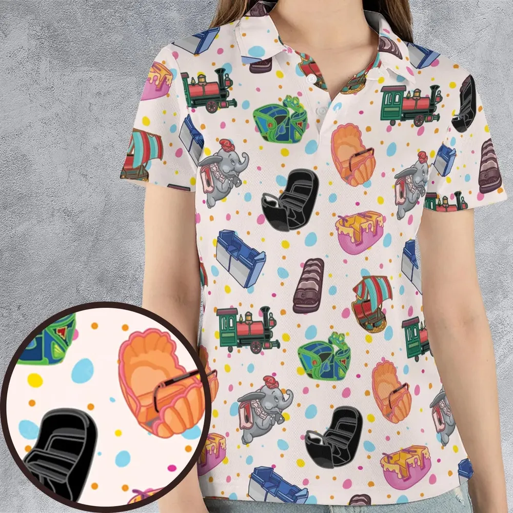 Sit In These AOP Men/Women Polo Shirt - 4